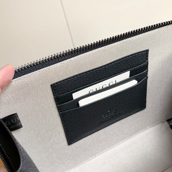 GG Supreme Dark Canvas Rectangular Zip Box Bag 3 colors 29116418