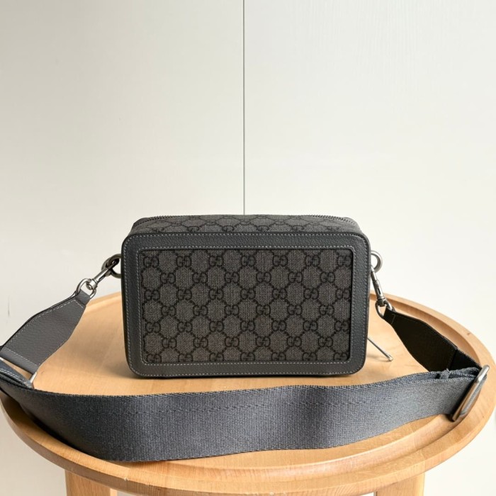 GG Supreme Dark Canvas Rectangular Zip Box Bag 3 colors 29116418