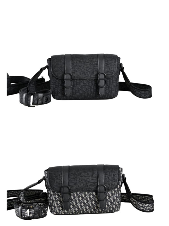 Leather Embroidered Men's Flap Messenger Crossbody Shoulder Bag 2 colors 29116495