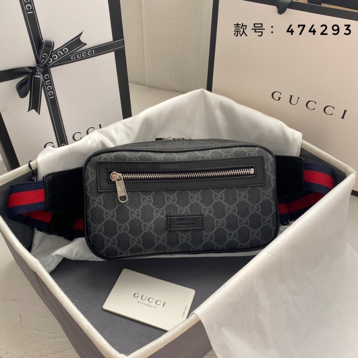 GG Supreme Canvas Double Zip Waist Bag 2 colors 29116487