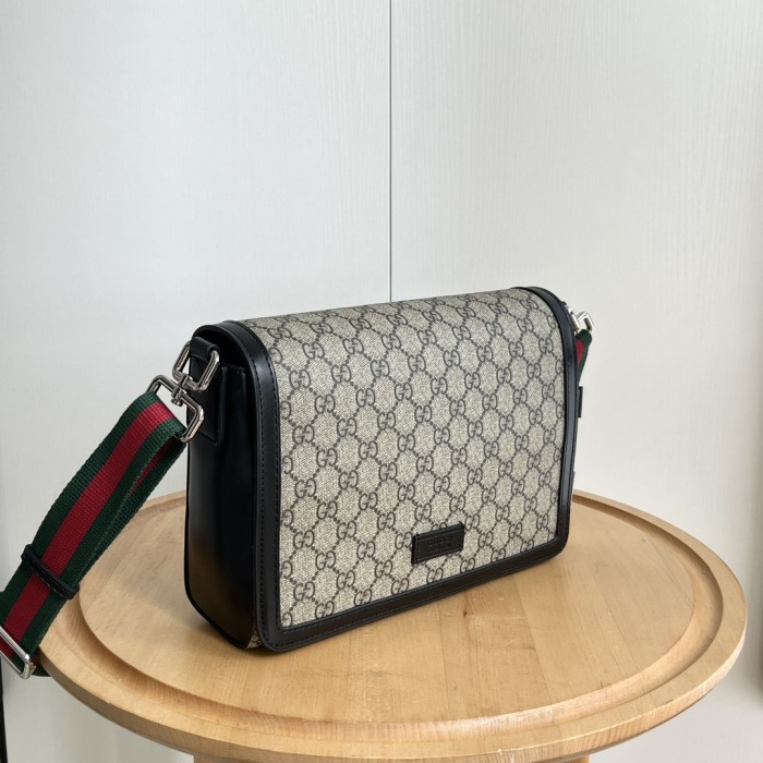 Supreme Dark Canvas Flap Crossbody Bag Web Strap Messenger Bag 3 colors 29116396
