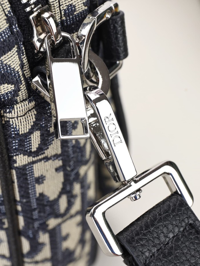 Mens Jacquard Pattern Camera Crossbody 3-in-1 Zipper Saddle Clutch Bag 3 colors 29116535
