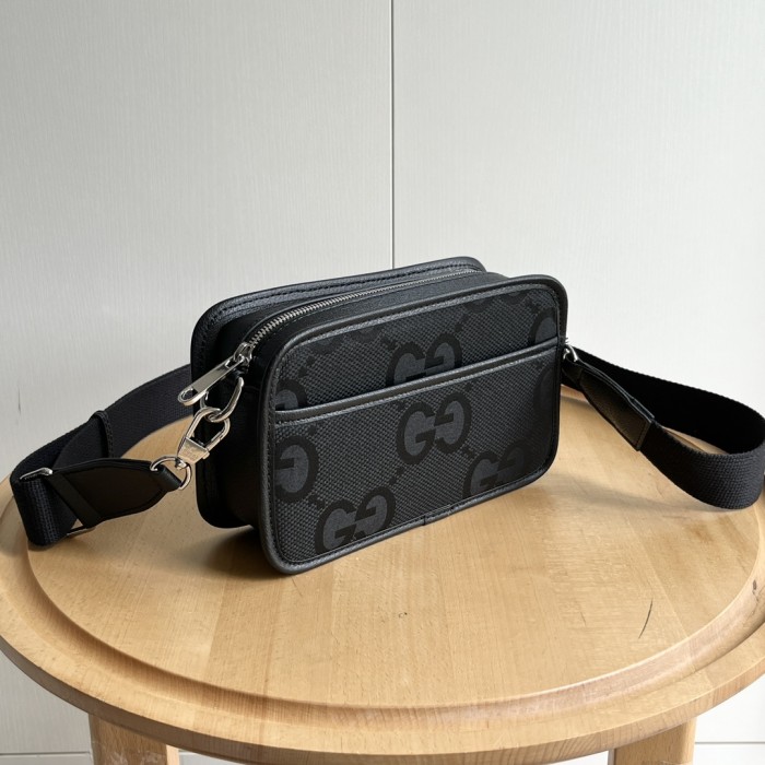 1:1 qualituy verson GG Print Circle Logo Small Camera Bag Crossbody Shoulder Bag For Men 2 colors 29116359