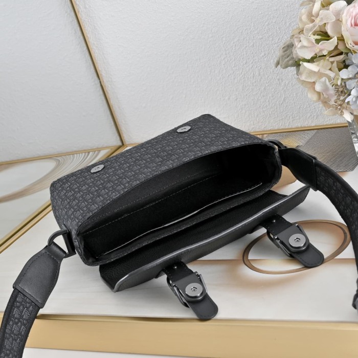 Leather Embroidered Men's Flap Messenger Crossbody Shoulder Bag 2 colors 29116495