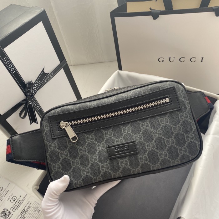 GG Supreme Canvas Double Zip Waist Bag 2 colors 29116487