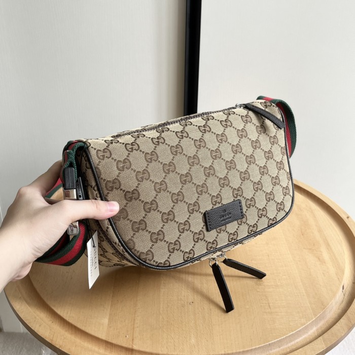 GG Nylon Cosmetic Wash Bag Double Zip Crossbody Toiletry Bag 3 colors 29116432