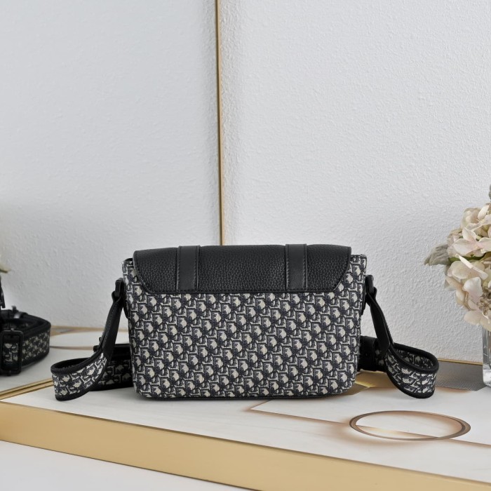 Leather Embroidered Men's Flap Messenger Crossbody Shoulder Bag 2 colors 29116495