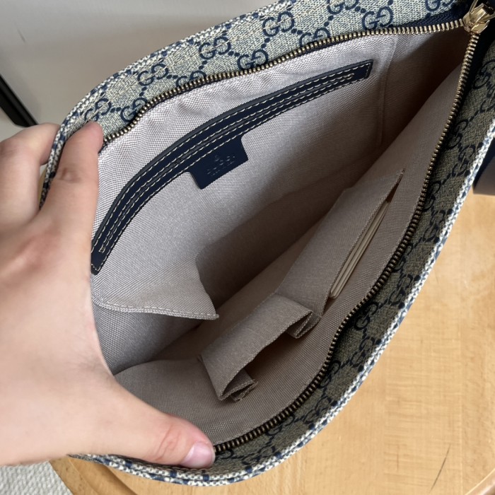 GG Supreme Document Crossbody Bag Large Shoulder Messenger Bag 2 colors 29116368