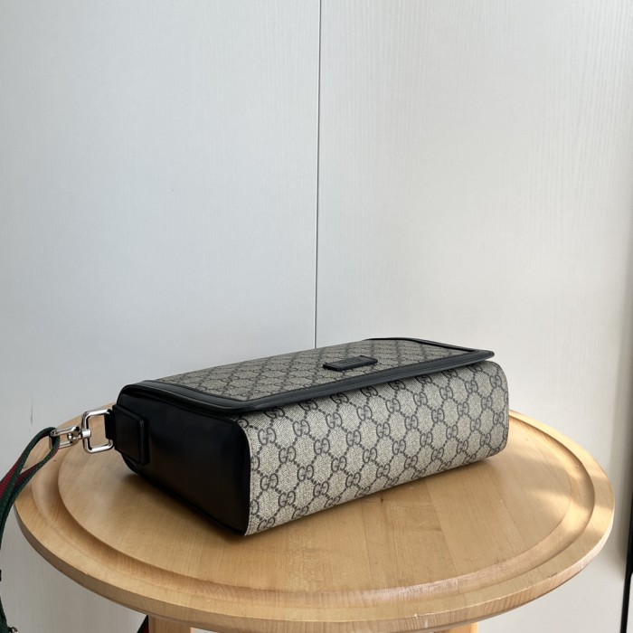 Supreme Dark Canvas Flap Crossbody Bag Web Strap Messenger Bag 3 colors 29116396