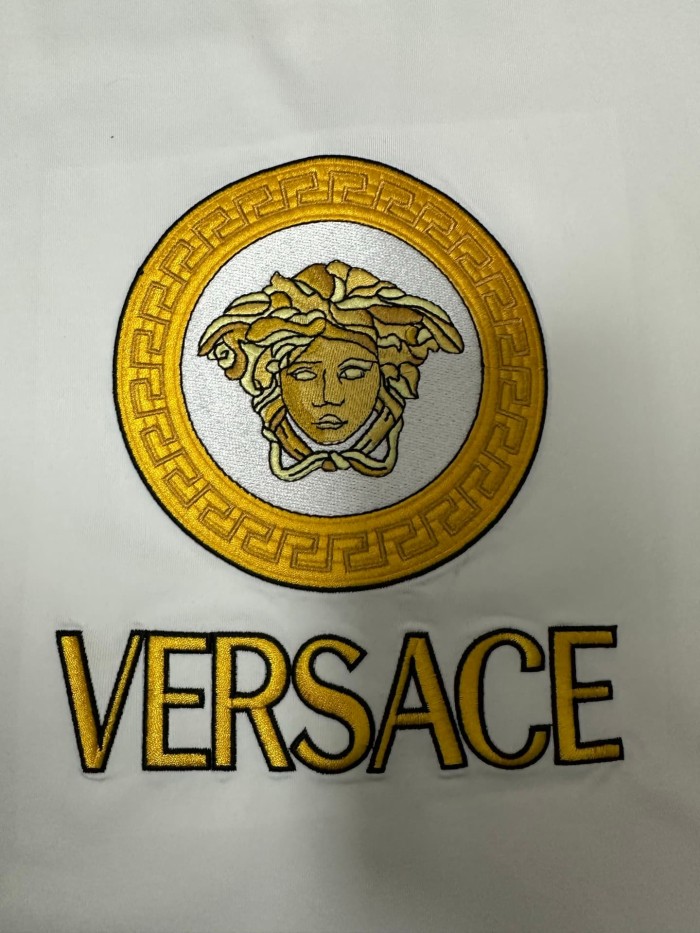 Golden Circle Greca Medusa Embroidery Versace Letter Matching Couple T-shirt 2 colors 29119620