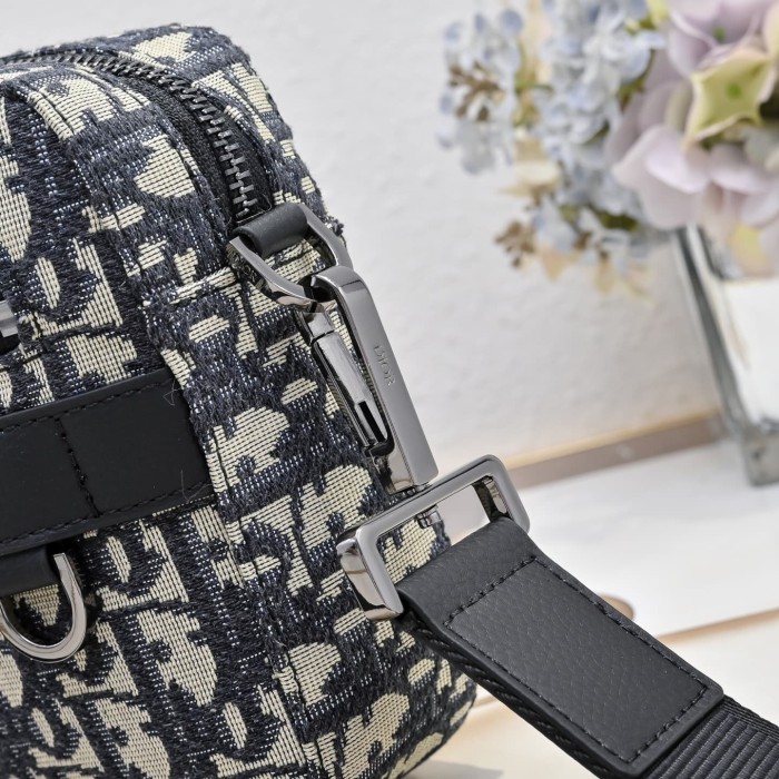 Luxury Monogram Sling Bag - Black Jacquard Crossbody for Men 2 colors 29119176