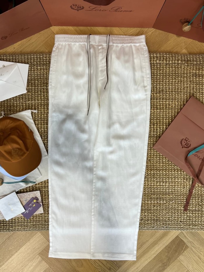 1:1 quality version Linen Blend Casual Pants 5 colors 29111030