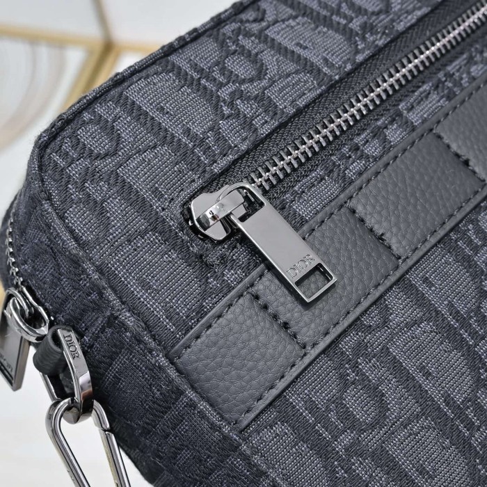 Luxury Monogram Sling Bag - Black Jacquard Crossbody for Men 2 colors 29119176
