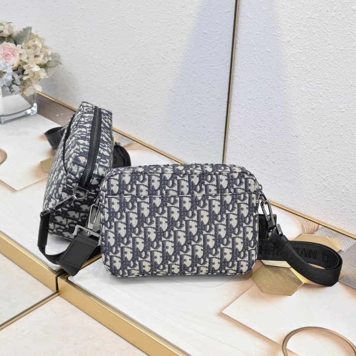 Luxury Monogram Sling Bag - Black Jacquard Crossbody for Men 2 colors 29119176