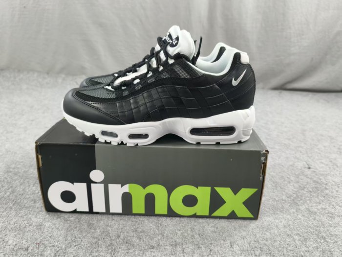[plus-size shoes]@ir Max 95 Black Retro Breathable Mesh Streetwear Running Shoes 29065874