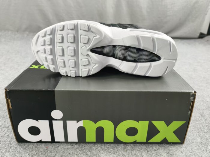 [plus-size shoes]@ir Max 95 Black Retro Breathable Mesh Streetwear Running Shoes 29065874