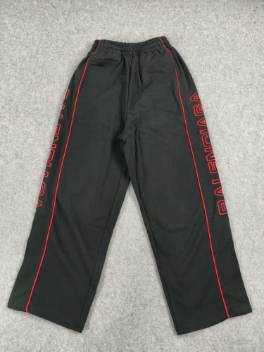 Red Stripe Manchester United Embroidered Athletic Pants 28434354