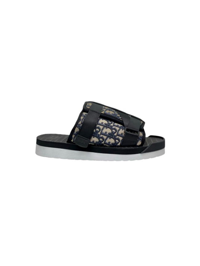 1:1 quality version 28313251 Alpha Oblique Printed Slippers 3 colors