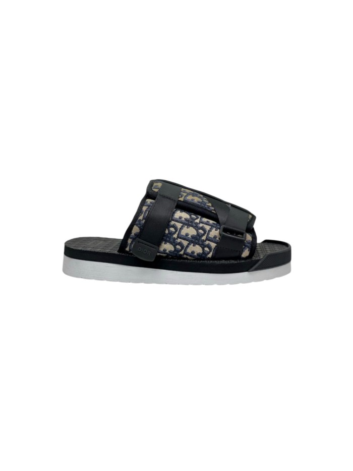 1:1 quality version 28313251 Alpha Oblique Printed Slippers 3 colors