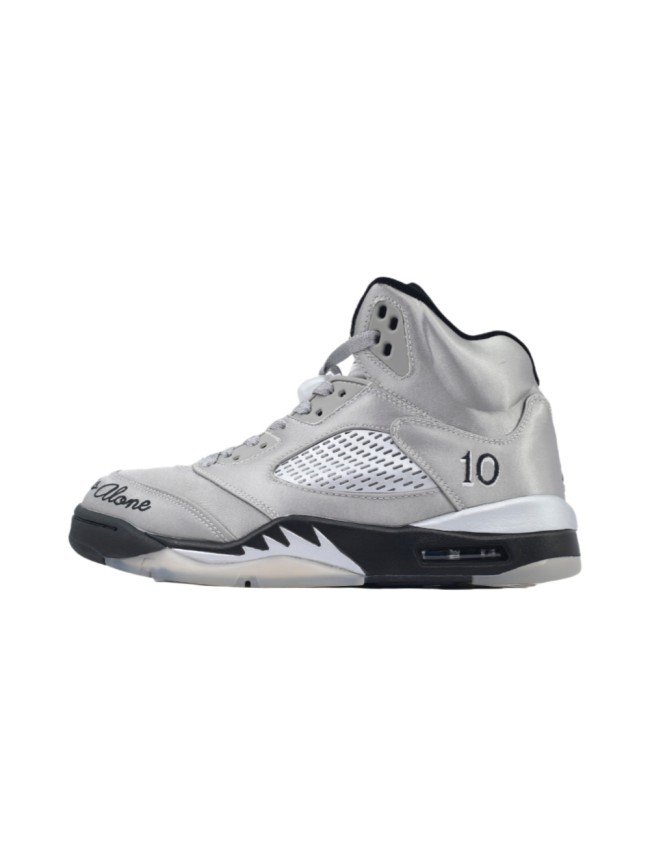 [plus-size shoes] @j5   Family Flies Alone  Grey Satin Basketball Shoes 29035432