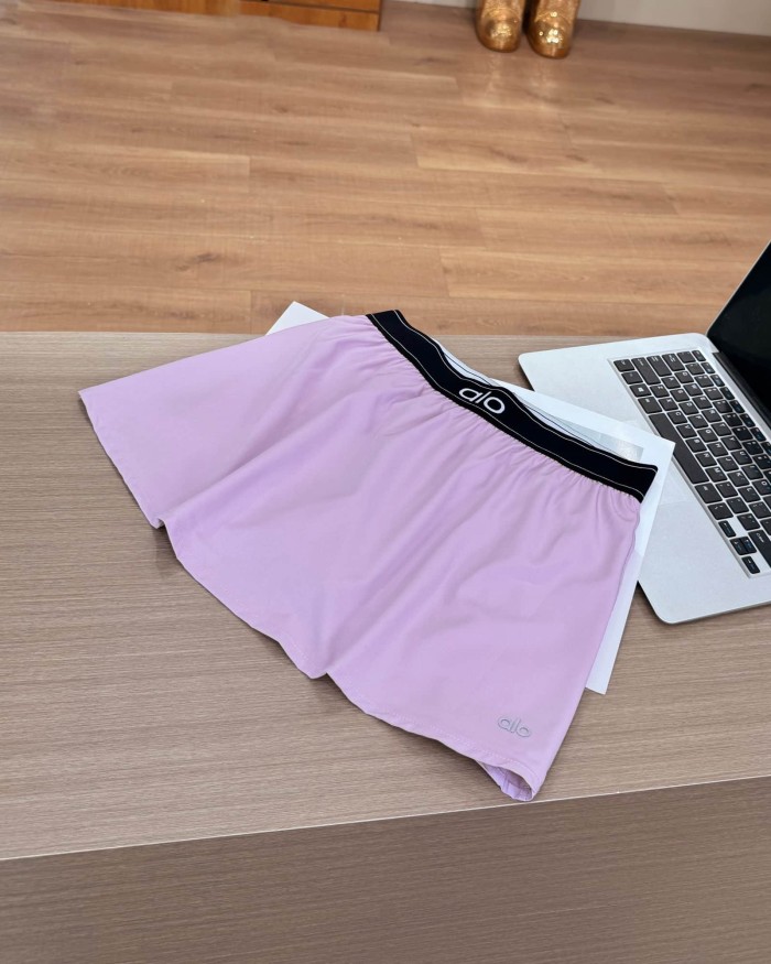 High Waist Inverted A-Line Yoga Anti-Chafing Skort 4 colors 29201415