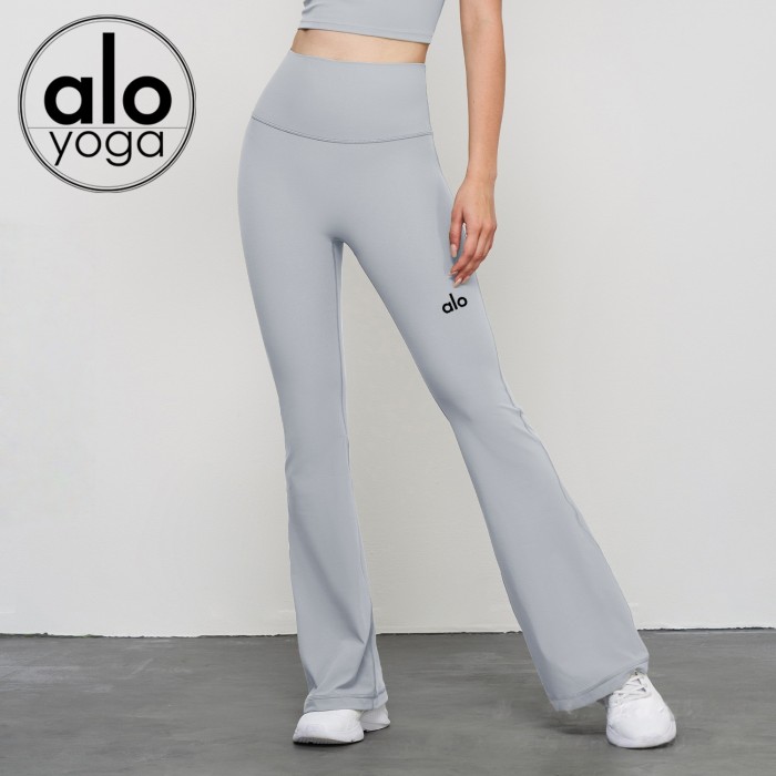 Workout High Waist Butt Lifting Naked Feel Fitted Yoga Flared Pants 10 colors 29201424