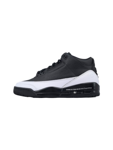 [plus-size shoes] @j3 Retro Black White Leather Basketball Shoes 29043154
