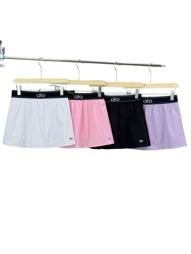 High Waist Inverted A-Line Yoga Anti-Chafing Skort 4 colors 29201415