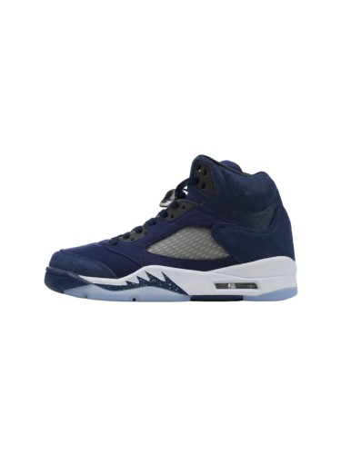 [plus-size shoes] @j5   Midnight Navy  Blue Suede Basketball Shoes 29035487