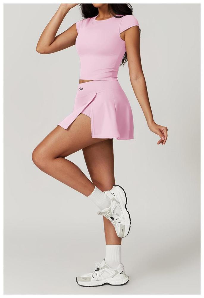 Tank Top A-Line One-Piece Tennis Skort Yoga Set 5 colors 29201418