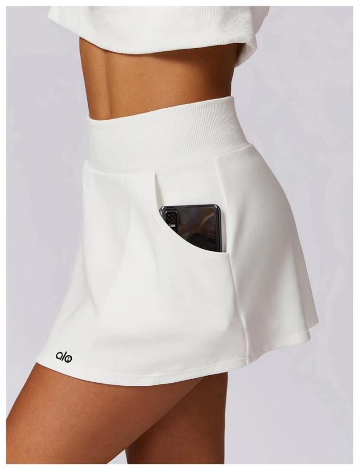 A-Line Anti-Chafing Pockets Yoga Skort 4 colors 29201414
