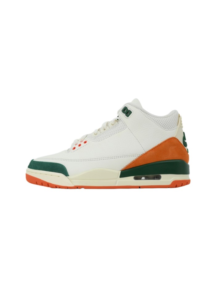 [plus-size shoes]@j3 RN Version Mid-Top Unisex White And Green Basketball Shoes 29033388