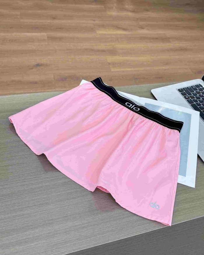 High Waist Inverted A-Line Yoga Anti-Chafing Skort 4 colors 29201415
