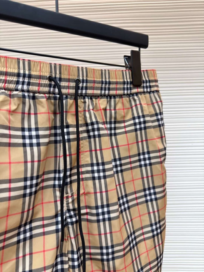 1:1 quality version Classic Plaid Drawstring Casual Shorts 29105480