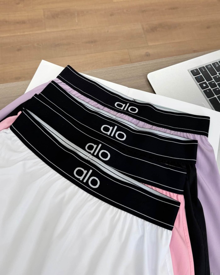 High Waist Inverted A-Line Yoga Anti-Chafing Skort 4 colors 29201415