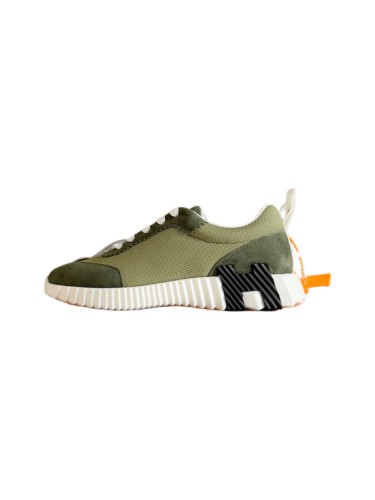 [plus-size shoes]Bouncing Olive Green Suede & Mesh Couple Style Breathable Sneakers 29085239