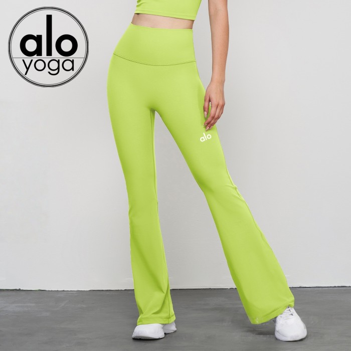 Workout High Waist Butt Lifting Naked Feel Fitted Yoga Flared Pants 10 colors 29201424