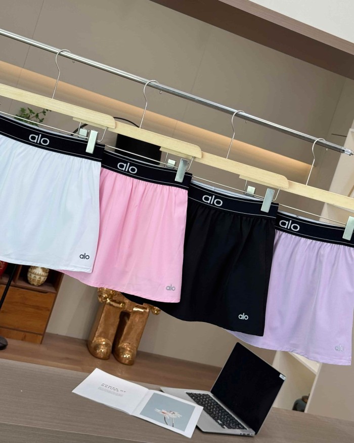 High Waist Inverted A-Line Yoga Anti-Chafing Skort 4 colors 29201415