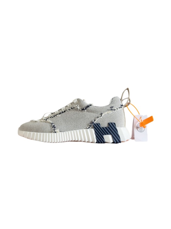 [plus-size shoes]Bouncing Beige & Navy Canvas Fringe Couple Style Breathable Sneakers 29085202