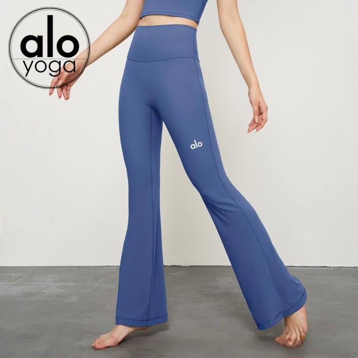 Workout High Waist Butt Lifting Naked Feel Fitted Yoga Flared Pants 10 colors 29201424