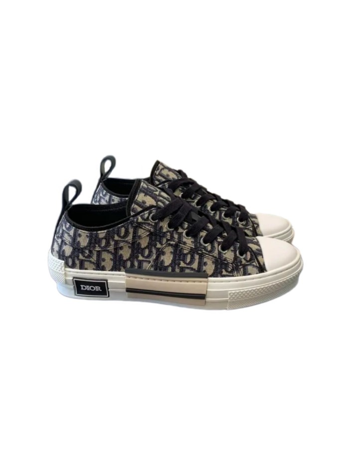 1:1 quality version B23 Classic Oblique Print Low Top Board Shoes 2 colors