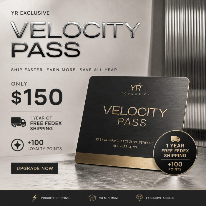 Velocity Pass: Unlock Free Fedex Shipping for RepDog & YoungRich own the year