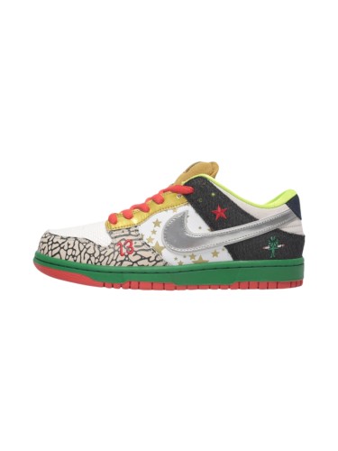 N SB Dunk Colorblocked asymmetrical boardshoes