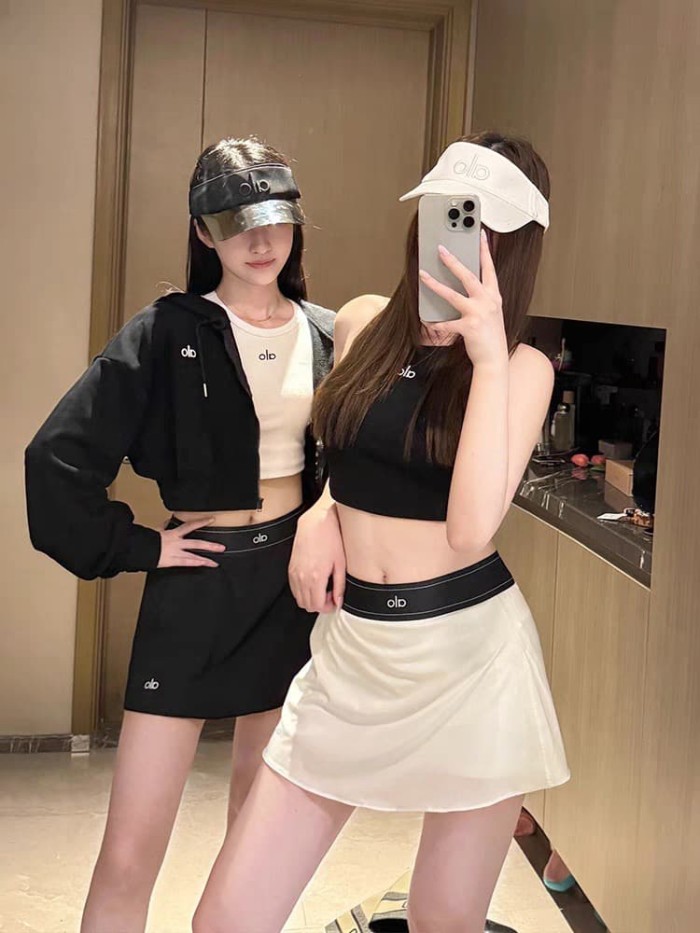 High Waist Inverted A-Line Yoga Anti-Chafing Skort 4 colors 29201415