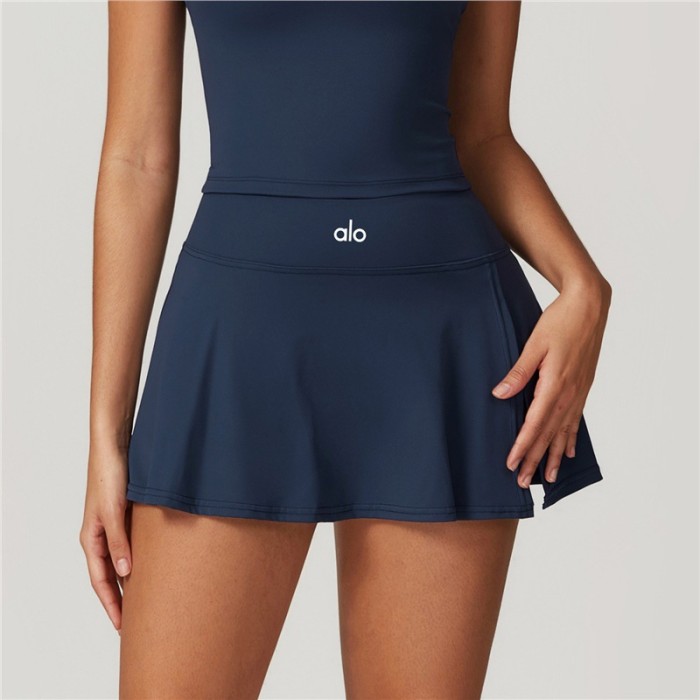 Tank Top A-Line One-Piece Tennis Skort Yoga Set 5 colors 29201418