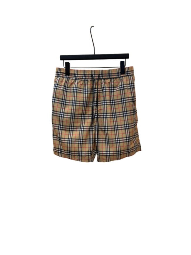 1:1 quality version Classic Plaid Drawstring Casual Shorts 29105480