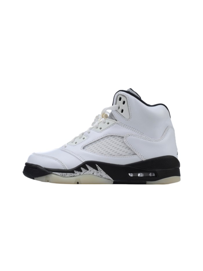 [plus-size shoes] @j5  Oreo  White & Black Retro Basketball Shoes 29035491