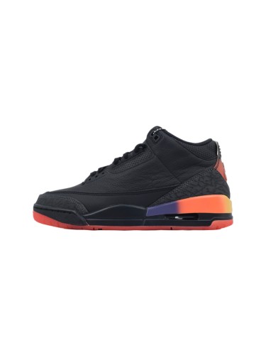 [plus-size shoes]@j3   Rio  Sunset Gradient Mid-Top Retro Basketball Shoes 29033490