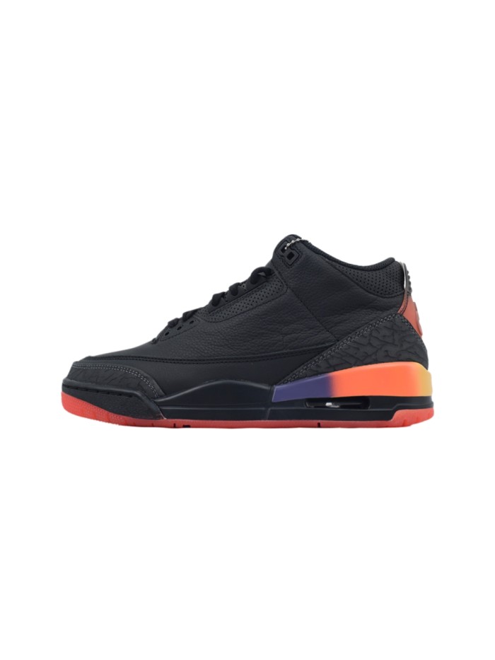[plus-size shoes]@j3   Rio  Sunset Gradient Mid-Top Retro Basketball Shoes 29033490
