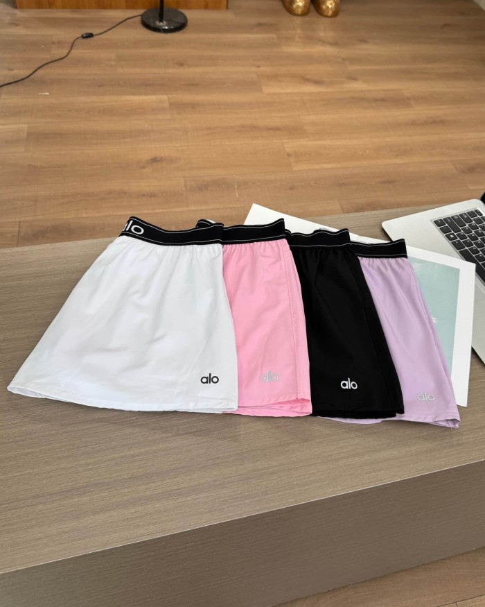 High Waist Inverted A-Line Yoga Anti-Chafing Skort 4 colors 29201415